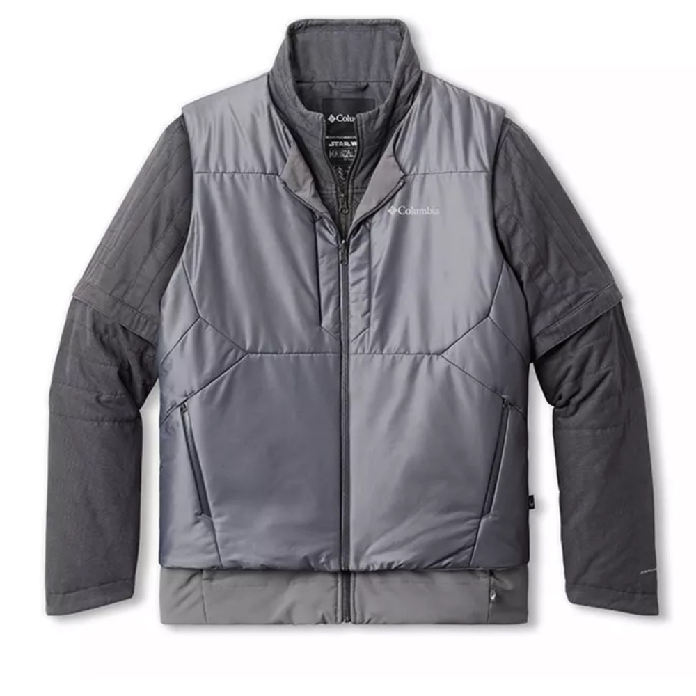 NEW Columbia Star Wars The Mandalorian Interchange Hybrid Jacket